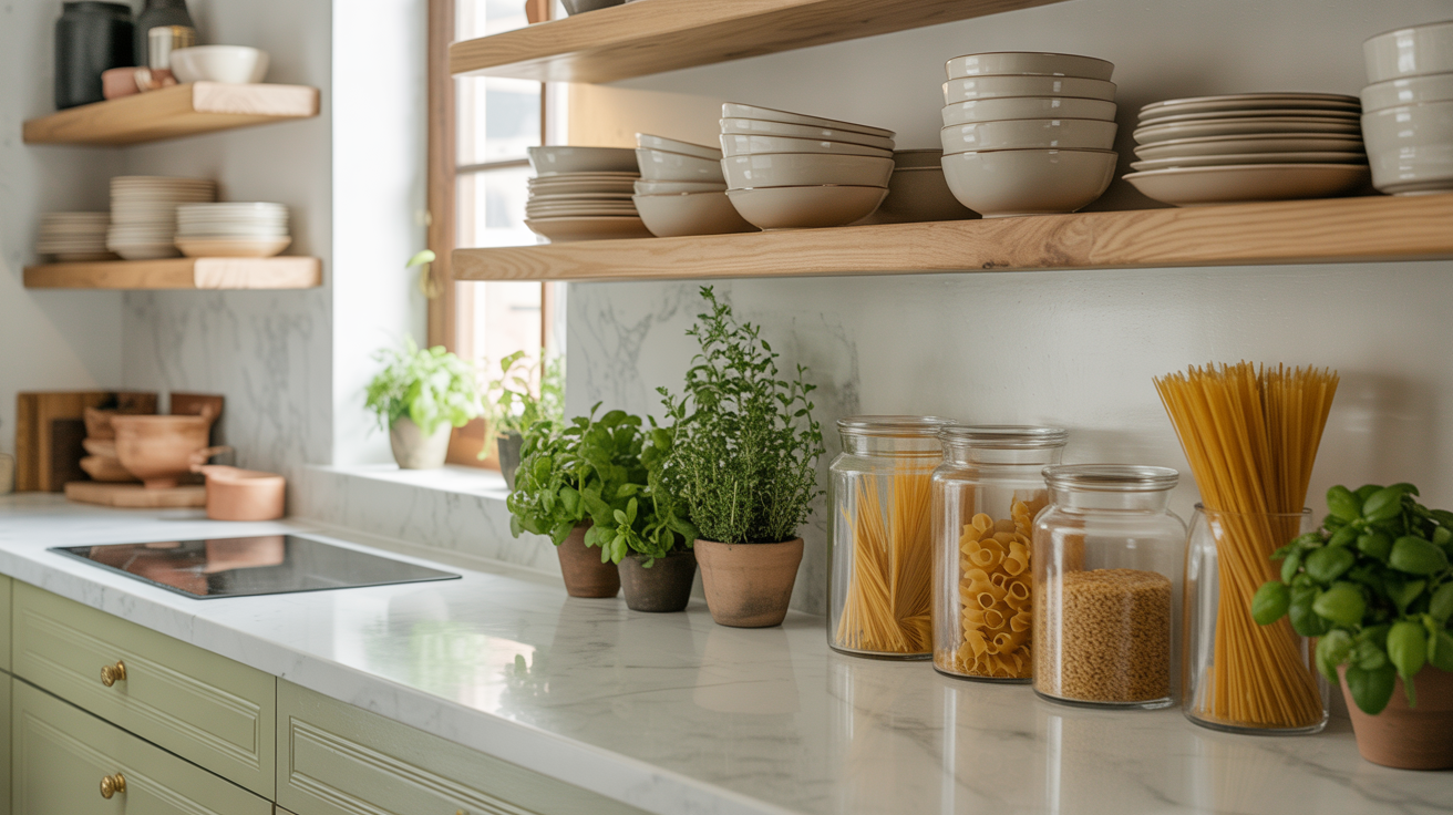 Cómo organizar una cocina minimalista: guía práctica por zonas (2026)